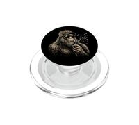 Bigfoot Sasquatch - Grafica divertente con dente di leone che soffia i desideri PopSockets PopGrip per MagSafe