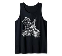 Bigfoot - Sasquatch in Sella a Una Motocicletta Canotta