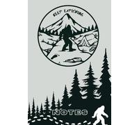 Bigfoot Sasquatch Lined Notebook - Mythology Lovers Folklore Lovers- The Mythology and Folklore Collection - Gift for Men Women Children ... Ruled Notebook Journal Diaries 6x9, 120 pages