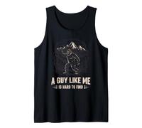 Bigfoot Sasquatch Unico Foresta Mountain Guy Canotta