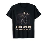 Bigfoot Sasquatch Unico Foresta Mountain Guy Maglietta