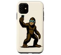 Bigfoot Sasquatch Yeti Prendendo una leggenda del mito selfie Custodia per iPhone 11
