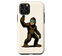 Bigfoot Sasquatch Yeti Prendendo una leggenda del mito selfie Custodia per iPhone 11 Pro