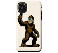 Bigfoot Sasquatch Yeti Prendendo una leggenda del mito selfie Custodia per iPhone 11 Pro Max