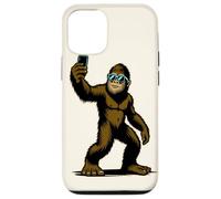 Bigfoot Sasquatch Yeti Prendendo una leggenda del mito selfie Custodia per iPhone 12/12 Pro