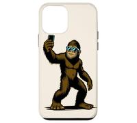 Bigfoot Sasquatch Yeti Prendendo una leggenda del mito selfie Custodia per iPhone 12 mini