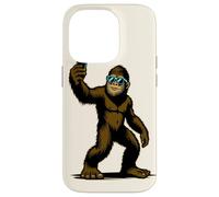 Bigfoot Sasquatch Yeti Prendendo una leggenda del mito selfie Custodia per iPhone 14 Pro