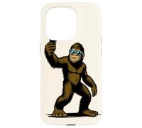 Bigfoot Sasquatch Yeti Prendendo una leggenda del mito selfie Custodia per iPhone 15 Pro
