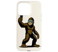 Bigfoot Sasquatch Yeti Prendendo una leggenda del mito selfie Custodia per iPhone 15 Pro Max