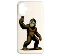 Bigfoot Sasquatch Yeti Prendendo una leggenda del mito selfie Custodia per iPhone 16 Plus