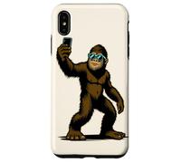 Bigfoot Sasquatch Yeti Prendendo una leggenda del mito selfie Custodia per iPhone XS Max