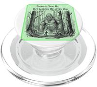 Bigfoot Saw Me, divertente schizzo della foresta PopSockets PopGrip per MagSafe