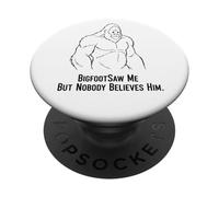 Bigfoot Saw Me Schizzo Divertente PopSockets PopGrip Adesivo