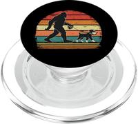 Bigfoot - Schnauzer divertente per cani che camminano con un cane papà PopSockets PopGrip per MagSafe