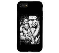 Bigfoot Selfie Alien Loch Ness Mostro Divertente Credente Custodia per iPhone SE (2020) / 7/8