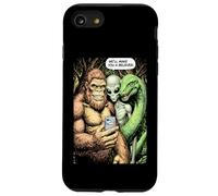 Bigfoot Selfie Alien Loch Ness Mostro Divertente Credente Custodia per iPhone SE (2020) / 7/8