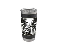 Bigfoot Selfie Con UFO & Alieni | Funny Sasquatch Bicchiere termico in acciaio inox doppia parete