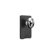 Bigfoot Silhouette Walking Through Dense Forest PopSockets PopWallet per MagSafe