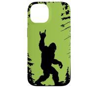 Bigfoot Silhouette Walking Through Forest Adventure Mystery Custodia per iPhone 14