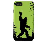 Bigfoot Silhouette Walking Through Forest Adventure Mystery Custodia per iPhone SE (2020) / 7 / 8