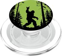 Bigfoot Silhouette Walking Through Forest Adventure Mystery PopSockets PopGrip per MagSafe