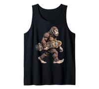 Bigfoot - Skateboard Divertente da Portare con Sasquatch Canotta
