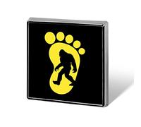 Bigfoot, spilla quadrata a forma di impronta di orma, alla moda, spilla decorativa per giacche, gonne, borse, abiti