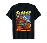 Bigfoot Sunday Non STO Facendo Nulla Oggi Sasquatch Maglietta