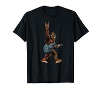 Bigfoot - Targa con chitarra rock on hand per amanti dei concerti rock Maglietta