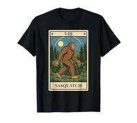 Bigfoot Tarocchi Grafica Sasquatch Foresta Cryptid Maglietta