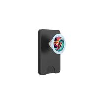 Bigfoot Tavola da surf Cavalcando Onda al Tramonto Retro Beach Vibes PopSockets PopWallet per MagSafe
