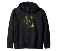 Bigfoot UFO Campfire Alien Funny Sasquatch Camping Felpa con Cappuccio