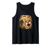 Bigfoot UFO Cat Selfie Umorismo criptidico Canotta