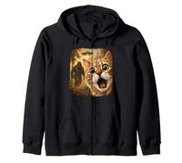 Bigfoot UFO Cat Selfie Umorismo criptidico Felpa con Cappuccio