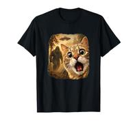 Bigfoot UFO Cat Selfie Umorismo criptidico Maglietta