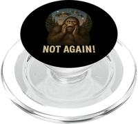 Bigfoot UFO Selfie Divertente Incontro Alieno Foresta PopSockets PopGrip per MagSafe