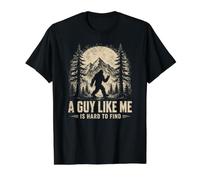 Bigfoot Un Ragazzo Come Me è Difficile da Trovare Vintage Maglietta con Stampa Grafica Economica, Uomo, Nero, XL