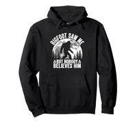Bigfoot Vintage Mi ha Visto ma Nessuno Gli Crede Felpa con Cappuccio