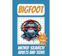 Bigfoot Word Search Adults And Teens: Word Search Puzzles with Easy-to-Read Print about Bigfoot, Cryptids, The Woods and More | 6x9 inches, 110 pages ... Gift for Vacations, Holidays and Free Time