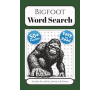 Bigfoot Word Search Book: Word Searches with easy to read print about Nursing, Medical, Hospital, and More | 6x9 inches, 110 pages | 50+ Puzzles | Gift for Vacations and Free Time