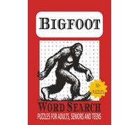 Bigfoot Word Search Puzzle Book: Word Searches with Easy to Read Print about Bigfoot, cryptid, mythical creature and more | 6x9 inches, 110 pages | ... for vacations, Holidays and Leisure Times