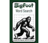 Bigfoot Word Search Puzzle Book: Word Searches with Easy to Read Print about Bigfoot, Forests , Wildlife and More | 6x9 inches, 110 pages | 50+ Puzzles … Gift for Vacations, Holidays and Free Time