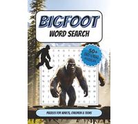 Bigfoot Word Search Puzzle Book: Word Searches with Easy to Read Print about Bigfoot, Sasquatch, Wildlife and more | 6x9 inches, 110 pages | 50+ Puzzles… Gift for Vacations, Holidays, and Free Times
