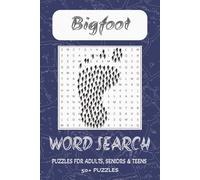 BigFoot Word Search Puzzle Book: Word Searches With Easy to Read Print about Bigfoot, Yeti, Wild life, and more | 6x9 inches, 110 pages | 50+ Puzzles... Gift for Vacations, Holidays and Free Times