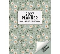 Bigger & Better 2027 Planner Large Print: Deluxe Color Interior, Easy-to-Read 18-Point Font • Low Vision Friendly • Weekly & Monthly Calendar • Appointment Book • Organizer for Seniors