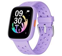 BIGGERFIVE Fitness Tracker Orologio Bambina Ado 5-16, 1,8" Smartwatch con Contapassi, Frequenza Cardiaca, Monitor del Sonno, Resistente all'Acqua IP68, Giochi Puzzle con/senza APP, Lilla