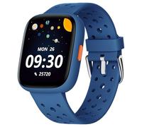 BIGGERFIVE Fitness Tracker Orologio Bambini Bambina Ado 5-16, 1,8" Smartwatch con Contapassi, Frequenza Cardiaca, Monitor del Sonno, Resistente all'Acqua IP68, Giochi Puzzle con/senza APP, Blu