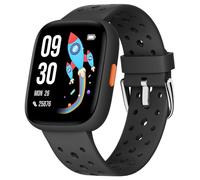 BIGGERFIVE Fitness Tracker Orologio Bambini Bambina Ado 5-16, 1,8" Smartwatch con Contapassi, Frequenza Cardiaca, Monitor del Sonno, Resistente all'Acqua IP68, Giochi Puzzle con/senza APP, Nero