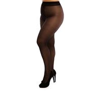 BIGGI BIG Secret 20 den Collant Senza Cavallo, Nero, XXL Plus Donna