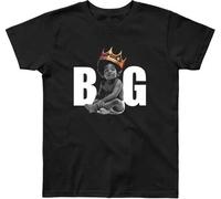 Biggie Piccoli Notorious BIG Hip Hop Rap Musica Nyc Bambini Ragazzi T Shirt
